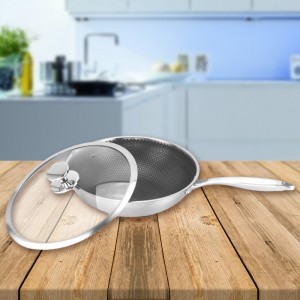 Сковорода WOK Benson BN-590 с антипригарным покрытием 28 см (BN)