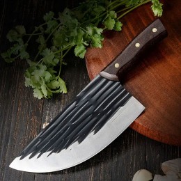 Шеф-нож повара профессиональный King Cary Santoku Kitchen № 1787, 33 см (575)