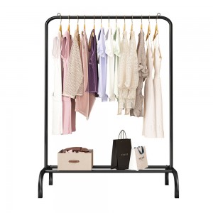 Вішалка-стійка для одягу Clothes Rack 110*45*150 см, Чорний