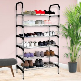 Полка для обуви Shoe rack на 6 ярусов, Черный (225)