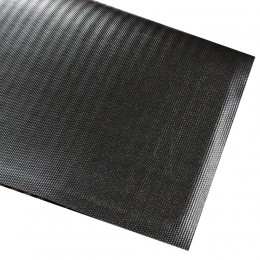 Килимок текстильний на гумовій основі Т-107 рубчик 60*40 см, Чорний