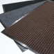 Гумовий придверний ворсовий килимок Т-107 в рубчик 60*40 см Коричневий