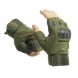 Чоловічий набір 2в1 захисні безпалі рукавички з посиленням та ремінь Хакі L