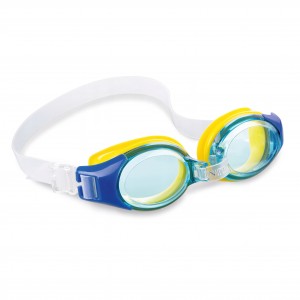 Дитячі водонепроникні окуляри для плавання INTEX 55601 3-8 років Синій (LM)