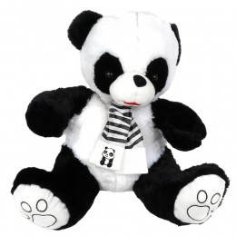 Панда плюшевая 092020 48 см, Полосатый шарфик (LM)