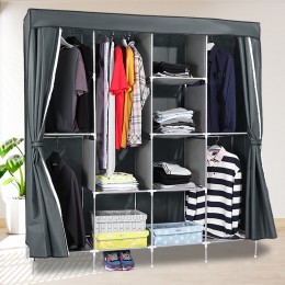 Складана тканинна шафа Storage Wardrobe 88165 на 4 секції (N-2)