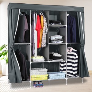 Складной тканевый шкаф Storage Wardrobe 88165  на 4 секции (N-2)