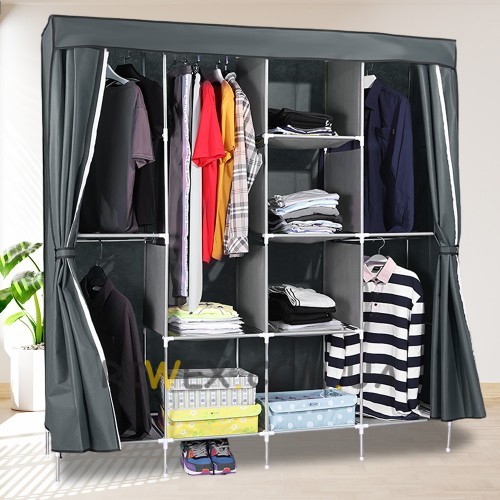 Складной тканевый шкаф Storage Wardrobe 88165  на 4 секции (N-2)