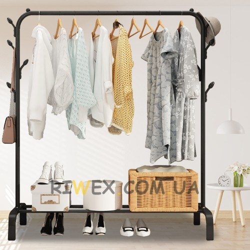 Стойка-вешалка для одежды Clothes Rack TW603, Черный (N-75)