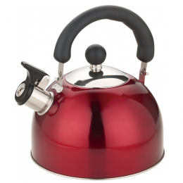 Чайник зі свистком Edenberg EB-1343 з нержавіючої сталі 1.2 л, Червоний (EB)