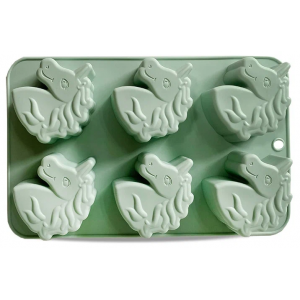 Силіконова форма для випічки Maestro MR-1129 "Єдинороги" Бірюзовий (MR)