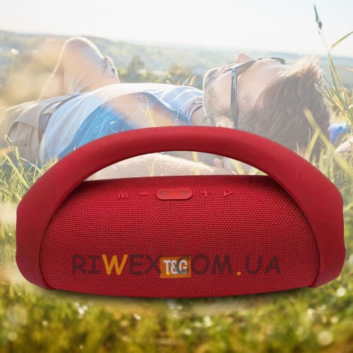 Портативная музыкальная колонка Speaker 02 Boom Box Extra Big 45 см, Красный