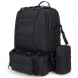 Туристический многофункциональный водонепроницаемый рюкзак для путешествий с подсумками BGINVEST 2296 Черный (205)