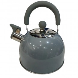 Чайник із свистком Benson BN-718 із нержавіючої сталі 2 л, Сірий (BN)