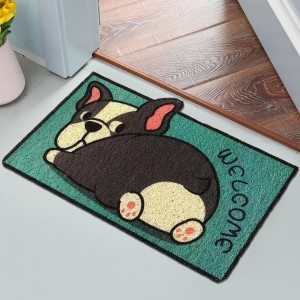 Ковер грязезащитный петлевой №4060-Х-1, 40х60 см, Пес мопс Ковер грязезащитный петлевой №4060-Х-1, 40х60 см, Пес мопс