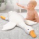 Мягкая игрушка подушка Гусь-обнимусь 130 см, Белый (SD)