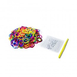 Резиночки для плетения браслетов в пакетиках (SD)