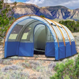 Палатка кемпинговая 4-х местная двухкомнатная Lanyu LY-1801 (988)