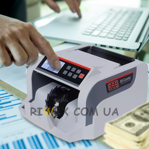 Машинка для подсчета денег WX-7252 с детекцией и фасовкой (243)