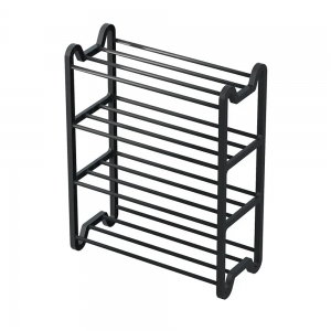 Полка для обуви, стелаж Shoe rack 1-4, 45,5*20*57,7 см, Черный (205)