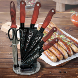 Набір ножів Kitchen knife B12418, 8 предметів (205)