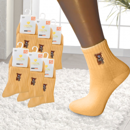 Набір жіночих шкарпеток CRISTAL W6615 розмір 37-41, 6 пар, Жовтий (WAN)