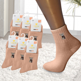 Набір жіночих шкарпеток CRISTAL W6615 розмір 37-41, 6 пар, Бежевий (WAN)