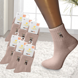 Набір жіночих шкарпеток CRISTAL W6615 розмір 37-41, 6 пар, Сірий (WAN)