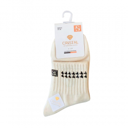 Набір жіночих шкарпеток CRISTAL W6618, розмір 37-41, 6 пар, Білий  (WAN)