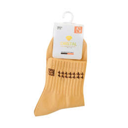 Набір жіночих шкарпеток CRISTAL W6618, розмір 37-41, 6 пар, Жовтий  (WAN)