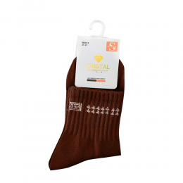 Набір жіночих шкарпеток CRISTAL W6618, розмір 37-41, 6 пар, Коричневий  (WAN)