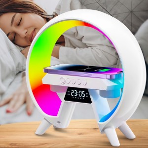 Настольный смарт ночник с функцией беспроводной зарядки G-Smart Light Sound Mini Machine XM-X63 (JM)