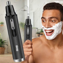 Чоловічий електричний акумуляторний бездротовий тример для носа вух і бороди 2в1 DSP 40007 