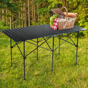 Стол складной прямоугольный в чехле, 95*57*50, Черный (259) Стол складной прямоугольный в чехле, 95*57*50, Черный (259)