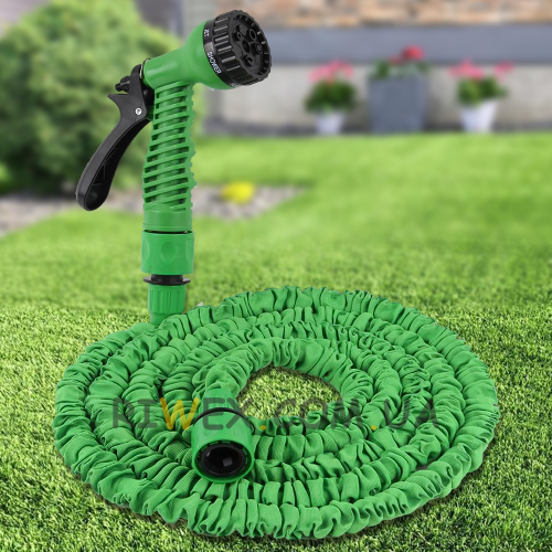 Шланг садовый X-hose с распылителем для воды 15 м, Зеленый