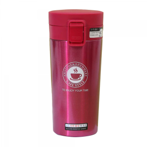 Термокружка Creative Cafe Style EL-252-5, 500 мл, Малиновий (B)