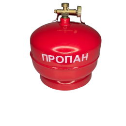 Газовый баллон кемпинговый Турист без горелки 5 л, Красный