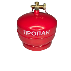 Газовий балон кемпінговий Турист без пальника 5 л, Червоний