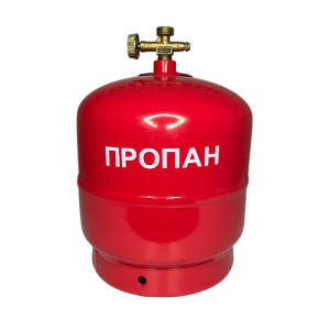 Газовий балон кемпінговий Турист без пальника 8 л, Червоний