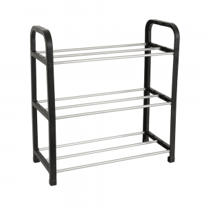 Полиця для взуття 3-х рівнева Eco Fabric 40*19*42см (DRK) Полиця для взуття 3-х рівнева Eco Fabric 40*19*42см (DRK)