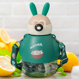 Бутылка Кролик 5535 для воды и напитков 0,9л, Зеленый (WAN)