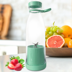 Беспроводной портативный блендер-бутылка Fresh Juice Blender 420 мл, Бирюзовый (205)