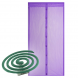 Антимоскитный набор, сетка для дверей фиолетовая  - 1 шт и спираль - 10 шт.
