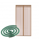 Антимоскитный набор, сетка для дверей коричневая - 1 шт и спираль - 10 шт.