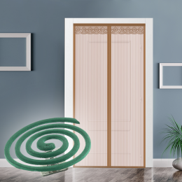 Антимоскітний набір, сітка для дверей коричнева - 1 шт та спіраль - 10 шт.