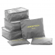 Набір дорожніх сумок-органайзерів для речей Laundry Pouch, Сірий (205)