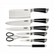 Набор ножей из нержавеющей стали на подставке Benson BN-401, 8 предметов (BN)