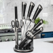 Набір ножів з нержавіючої сталі на підставці Benson BN-401, 8 предметів (BN)