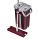 Набор для уборки швабра с ведром Scratch Cleaning Mop складная ручка автоматический отжим 10 л, Фиолетовый