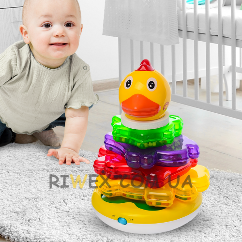 Развивающая игрушка Пирамидка Limo Toy 7015-7040 UA (KL)